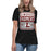 Student wearing Lewisville High School Farmers Women's Relaxed Fit T-shirt 001