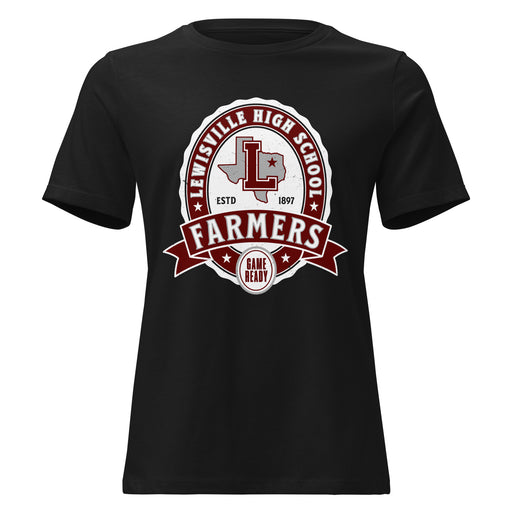 Lewisville High School Farmers Women's Relaxed Fit T-shirt 212