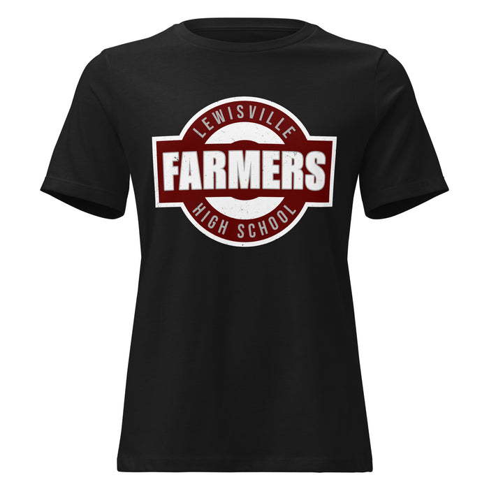 Lewisville High School Farmers Women's Relaxed Fit T-shirt 011