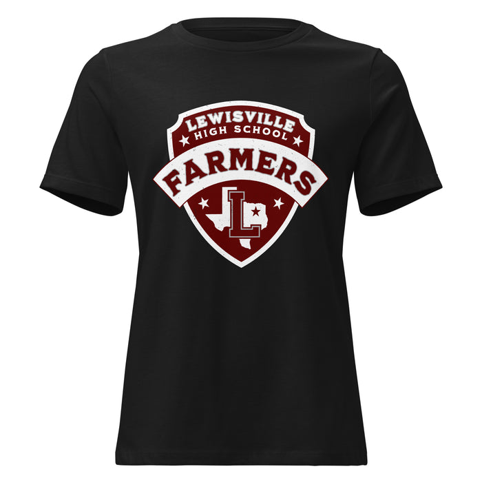Lewisville High School Farmers Women's Relaxed Fit T-shirt 221