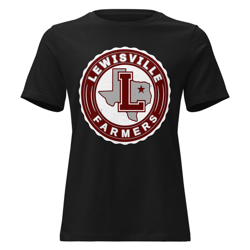 Lewisville High School Farmers Women's Relaxed Fit T-shirt 216
