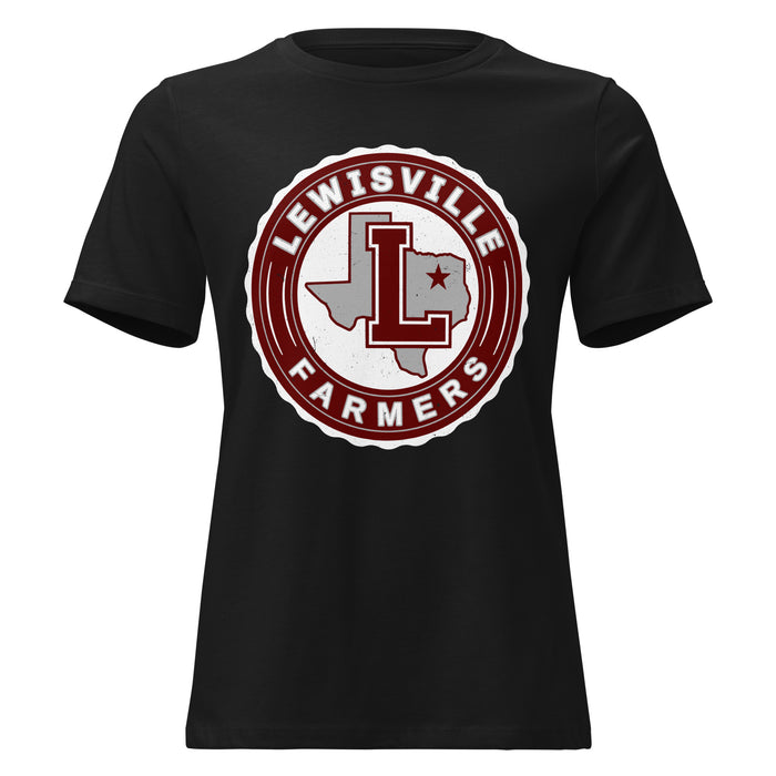 Lewisville High School Farmers Women's Relaxed Fit T-shirt 216