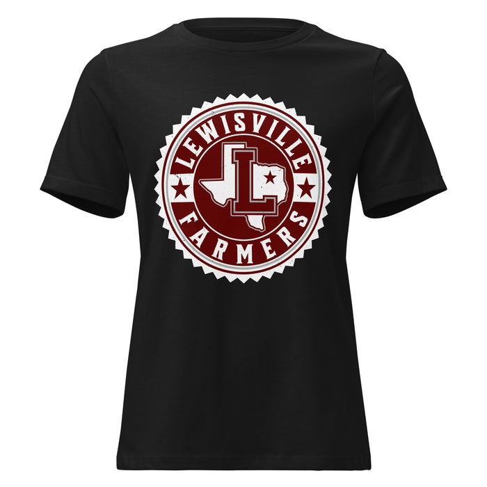 Lewisville High School Farmers Women's Relaxed Fit T-shirt 203