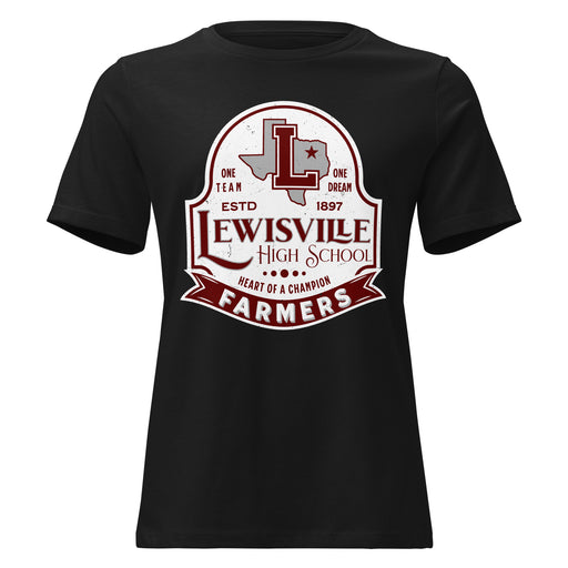 Lewisville High School Farmers Women's Relaxed Fit T-shirt 219