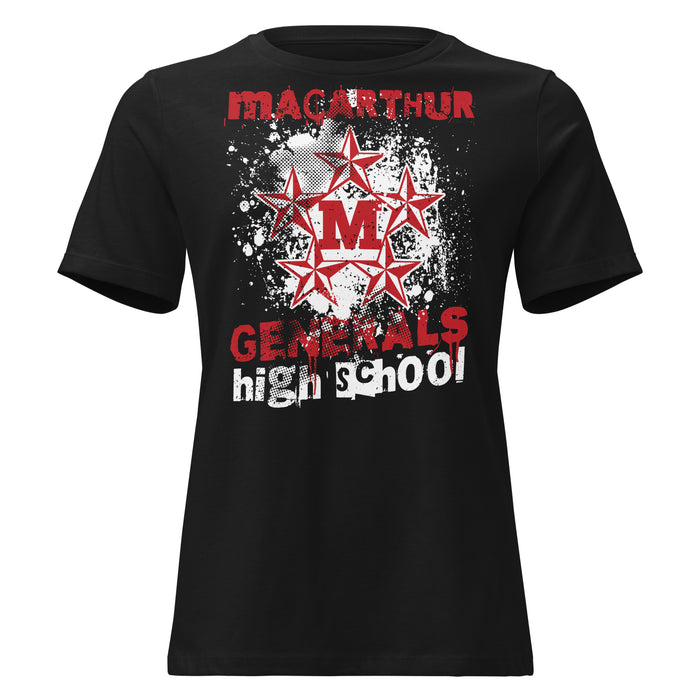 MacArthur High School Generals Women's Relaxed Fit T-shirt 205