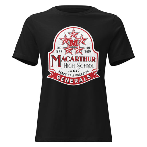 MacArthur High School Generals Women's Relaxed Fit T-shirt 219