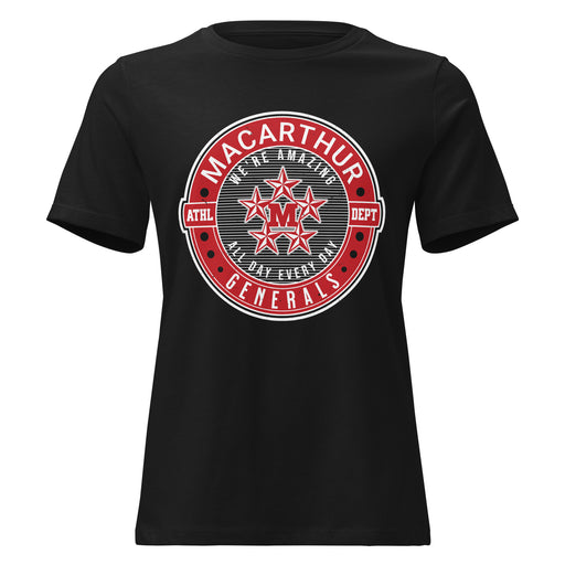MacArthur High School Generals Women's Relaxed Fit T-shirt 224