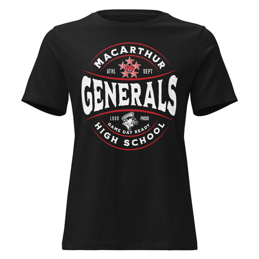 MacArthur High School Generals Women's Relaxed Fit T-shirt 218