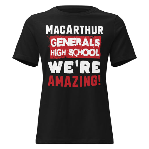 MacArthur High School Generals Women's Relaxed Fit T-shirt 231