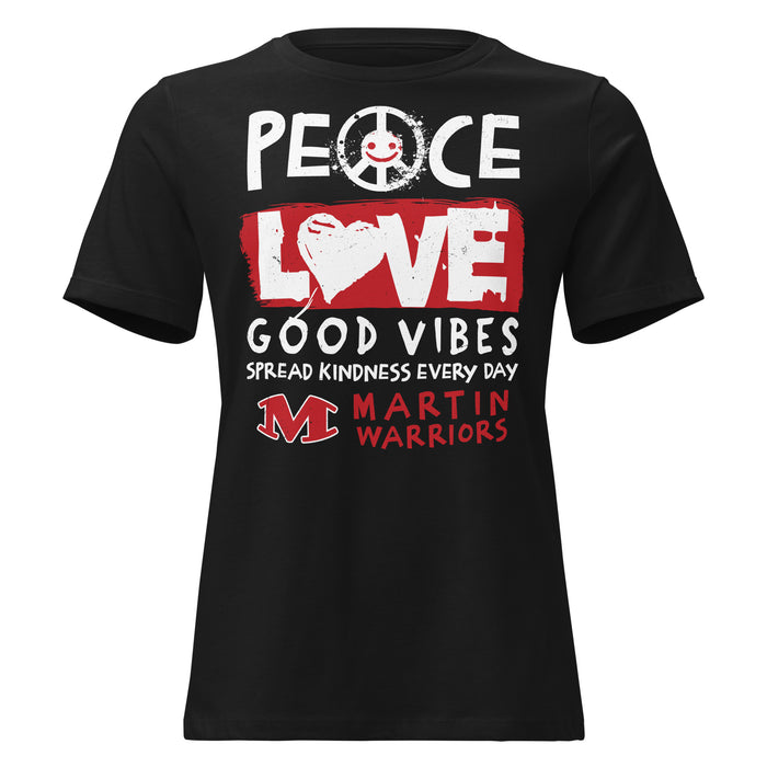 Martin High School Warriors Women's Relaxed Fit T-shirt 240