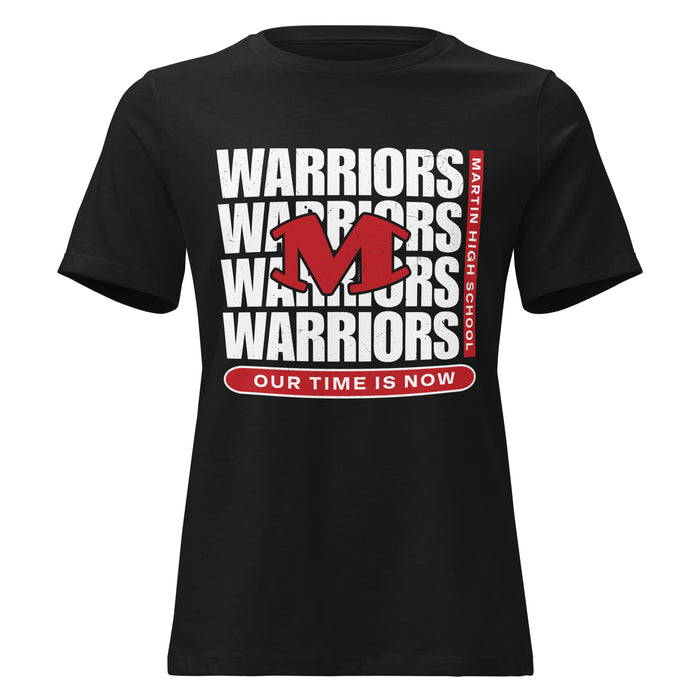Martin High School Warriors Women's Relaxed Fit T-shirt 235