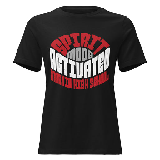 Martin High School Warriors Women's Relaxed Fit T-shirt 242