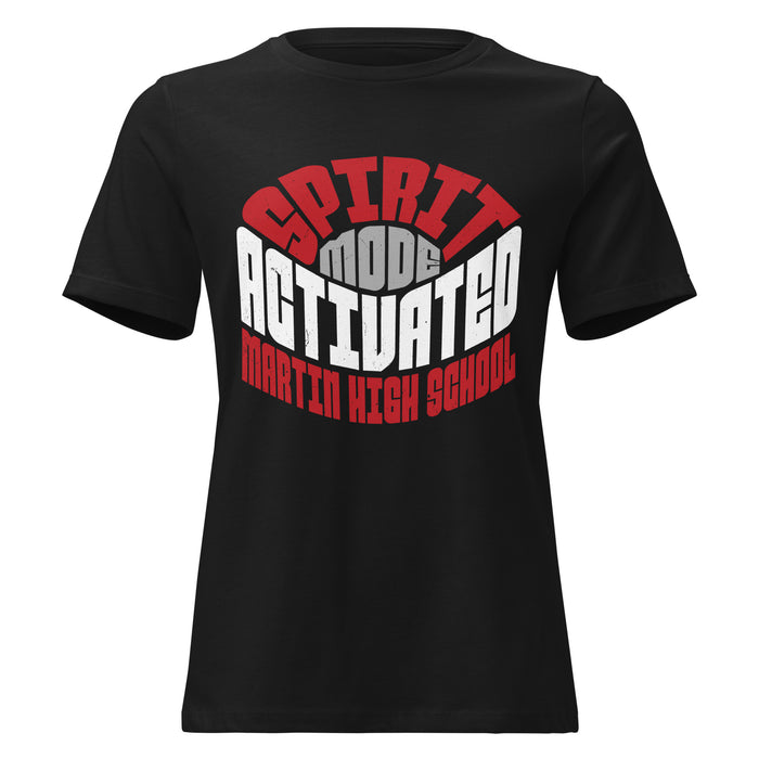 Martin High School Warriors Women's Relaxed Fit T-shirt 242