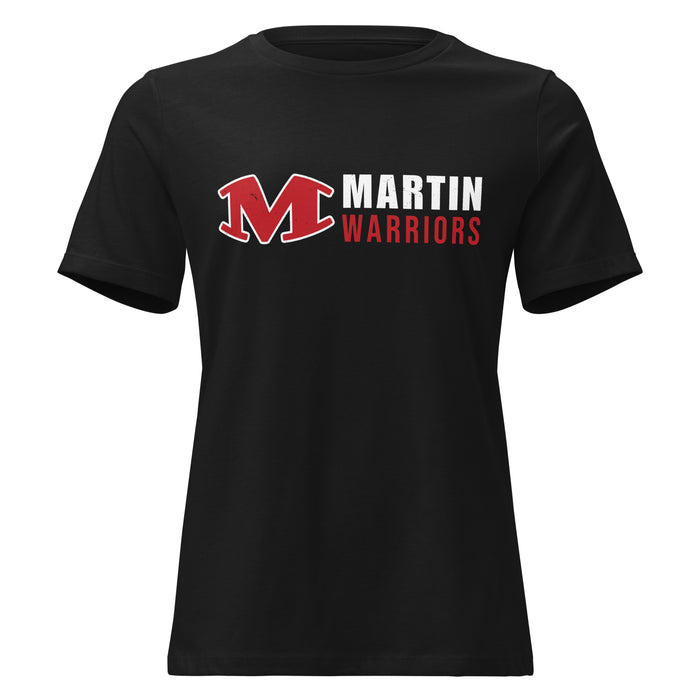 Martin High School Warriors Women's Relaxed Fit T-shirt 200