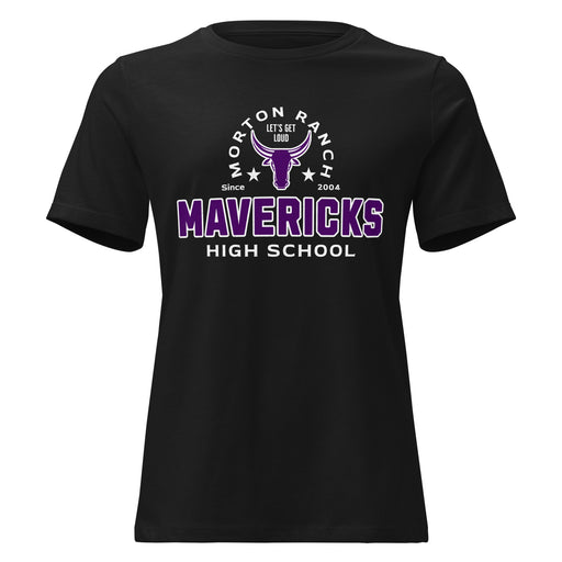 Morton Ranch High School Mavericks Women's Relaxed Fit T-shirt 222