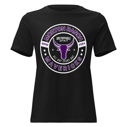 Morton Ranch High School Mavericks Women's Relaxed Fit T-shirt 239