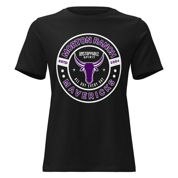Morton Ranch High School Mavericks Women's Relaxed Fit T-shirt 239