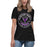 Young lady wearing Morton Ranch High School Mavericks Women's Relaxed Fit T-shirt 215