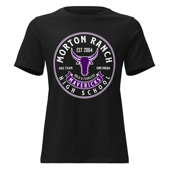 Morton Ranch High School Mavericks Women's Relaxed Fit T-shirt 215