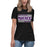 Student wearing Morton Ranch High School Mavericks Women's Relaxed Fit T-shirt 098