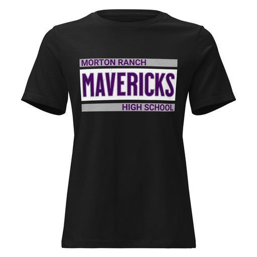 Morton Ranch High School Mavericks Women's Relaxed Fit T-shirt 098