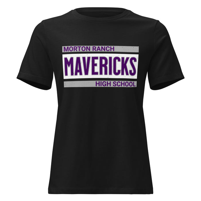 Morton Ranch High School Mavericks Women's Relaxed Fit T-shirt 098