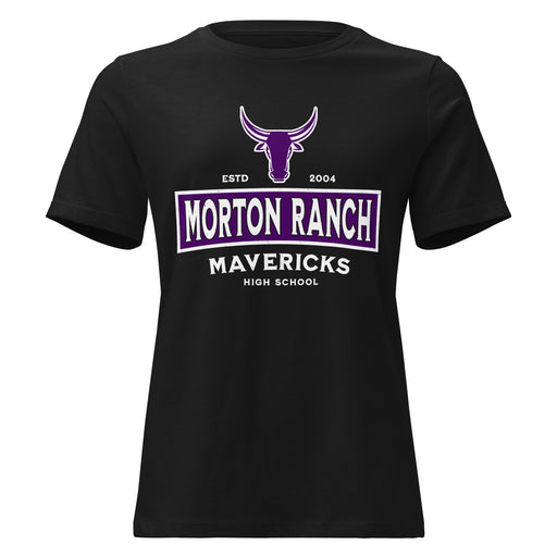 Morton Ranch High School Mavericks Women's Relaxed Fit T-shirt 202
