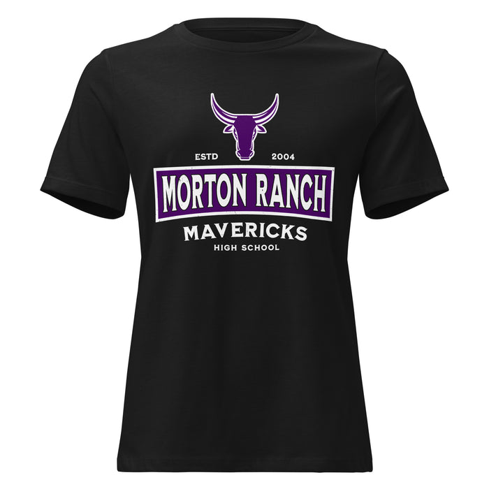 Morton Ranch High School Mavericks Women's Relaxed Fit T-shirt 202