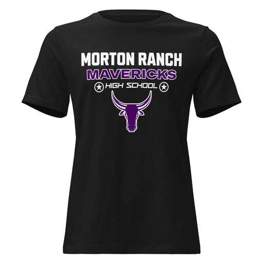 Morton Ranch High School Mavericks Women's Relaxed Fit T-shirt 003