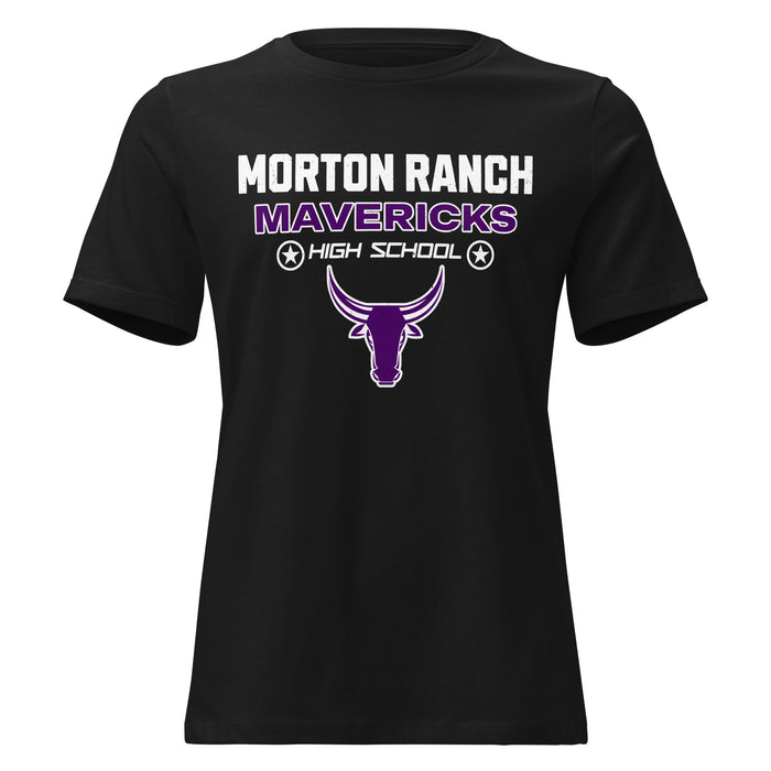 Morton Ranch High School Mavericks Women's Relaxed Fit T-shirt 003