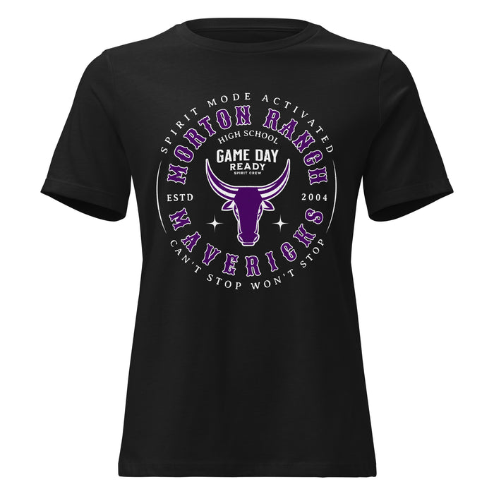 Morton Ranch High School Mavericks Women's Relaxed Fit T-shirt 214