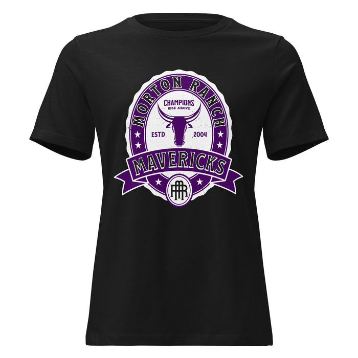 Morton Ranch High School Mavericks Women's Relaxed Fit T-shirt 212