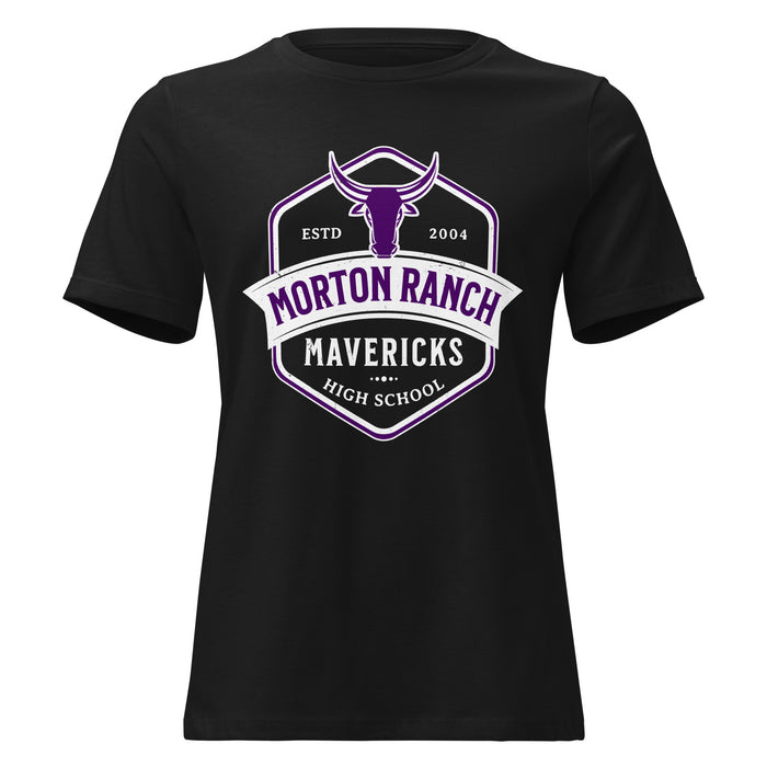 Morton Ranch High School Mavericks Women's Relaxed Fit T-shirt 209