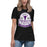Young lady wearing Morton Ranch High School Mavericks Women's Relaxed Fit T-shirt 219