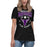 Female wearing Morton Ranch High School Mavericks Women's Relaxed Fit T-shirt 213