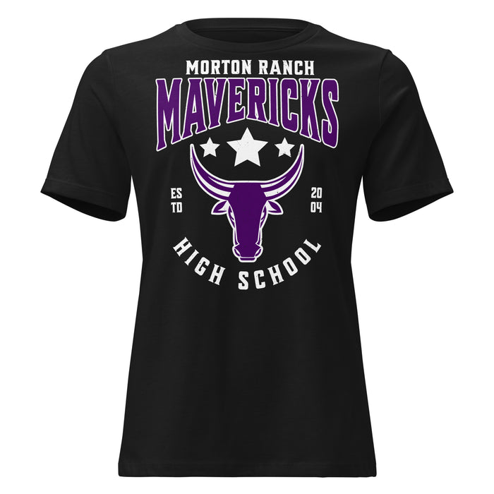 Morton Ranch High School Mavericks Women's Relaxed Fit T-shirt 213