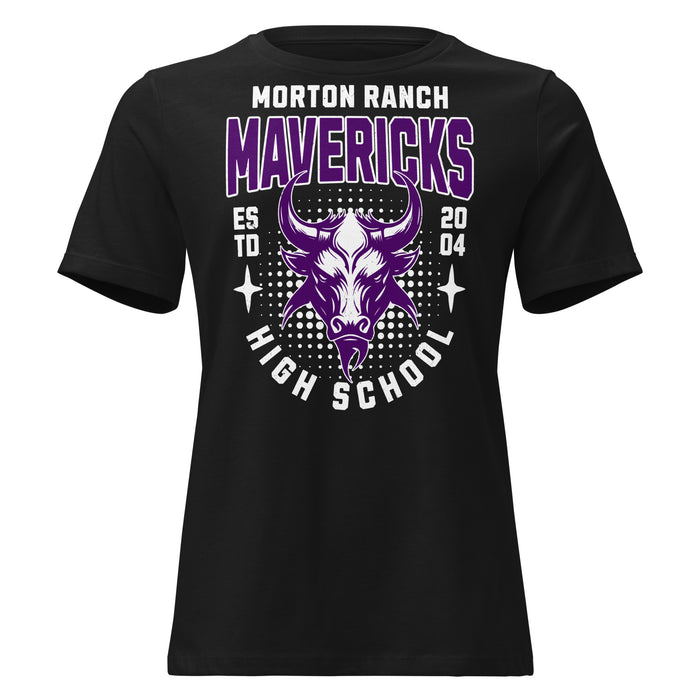 Morton Ranch High School Mavericks Women's Relaxed Fit T-shirt 204