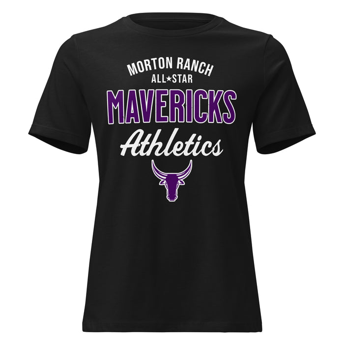 Morton Ranch High School Mavericks Women's Relaxed Fit T-shirt 034