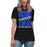 Young Lady wearing New Caney High School Eagles Women's Relaxed Fit T-shirt 241