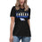 Lady wearing New Caney High School Eagles Women's Relaxed Fit T-shirt 049