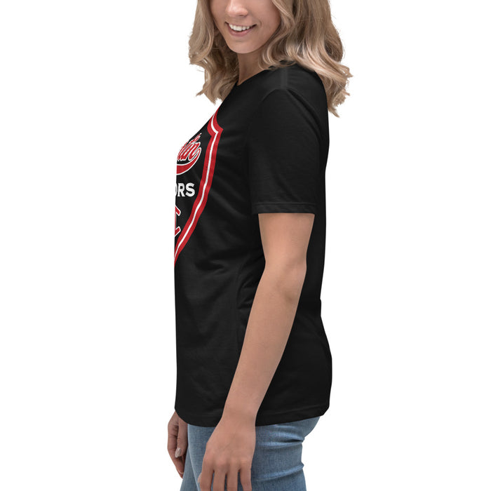 Side view of Martin High School Warriors Women's Relaxed Fit T-shirt 225