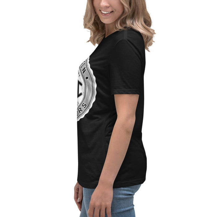 Side view of Martin High School Warriors Women's Relaxed Fit T-shirt 216