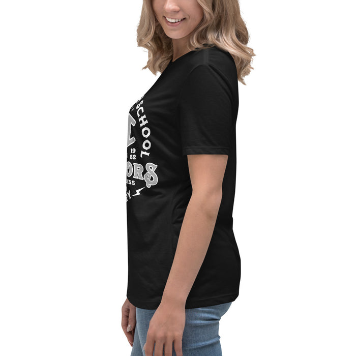 Side view of Martin High School Warriors Women's Relaxed Fit T-shirt 206