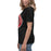 Side view of Martin High School Warriors Women's Relaxed Fit T-shirt 224