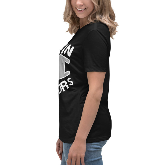 Side view of Martin High School Warriors Women's Relaxed Fit T-shirt 228