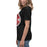Side view of Martin High School Warriors Women's Relaxed Fit T-shirt 203
