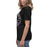 Side view of Morton Ranch High School Mavericks Women's Relaxed Fit T-shirt 215