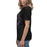 Side view of Morton Ranch High School Mavericks Women's Relaxed Fit T-shirt 214
