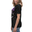 Side view of Morton Ranch High School Mavericks Women's Relaxed Fit T-shirt 213