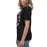 Side view of Morton Ranch High School Mavericks Women's Relaxed Fit T-shirt 204